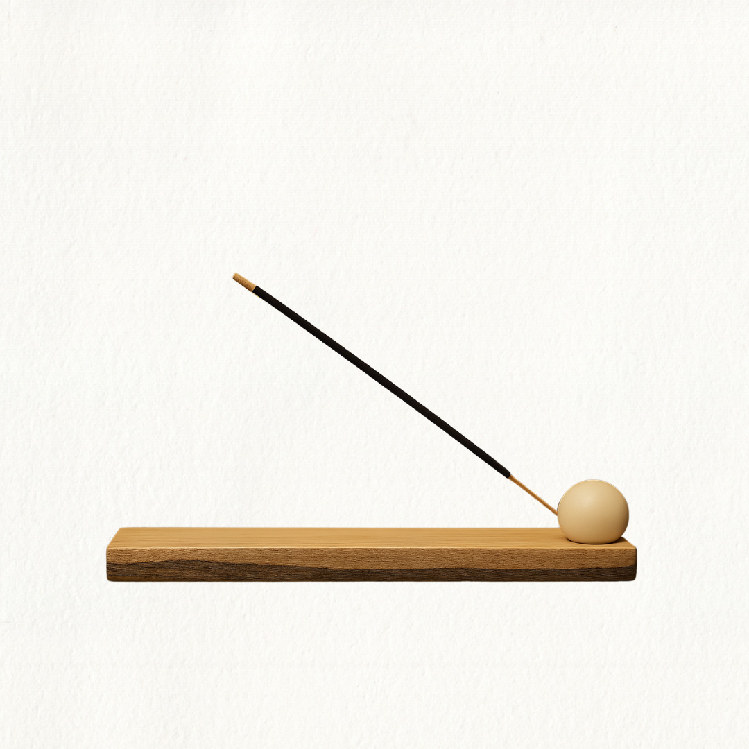 Wooden Marble Small Ball Incense Holder