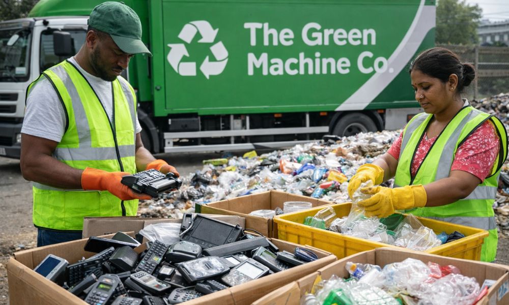 Recycled Waste by the The Green Machine Co.