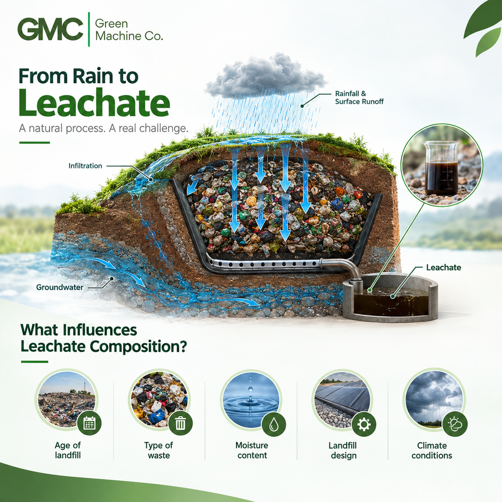 How Leachate Forms: From Rain To Leachate Formation